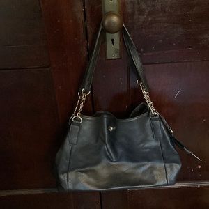 Black with silver. Nine West